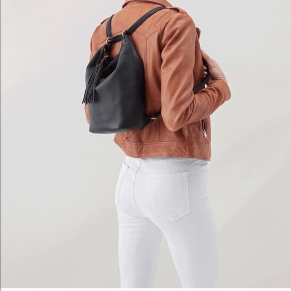 Hobo Bag Genuine Leather Blaze Black Convertible Backpack Purse Retail $228 Hobo Bag Genuine Leather Blaze Black Convertible Backpack Purse Retail $228